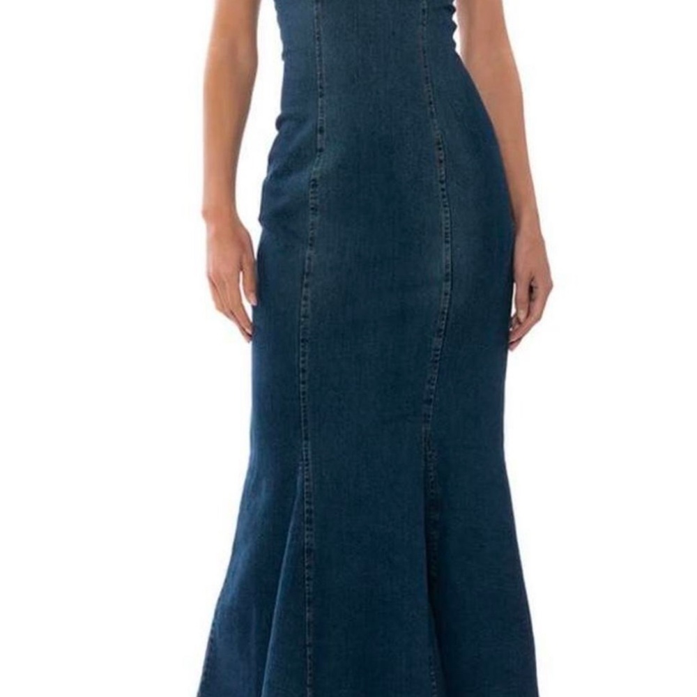Akira Denim Mermaid Dress